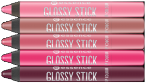 Glossy stick lip contour