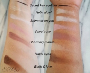 Vintage Rose swatches2